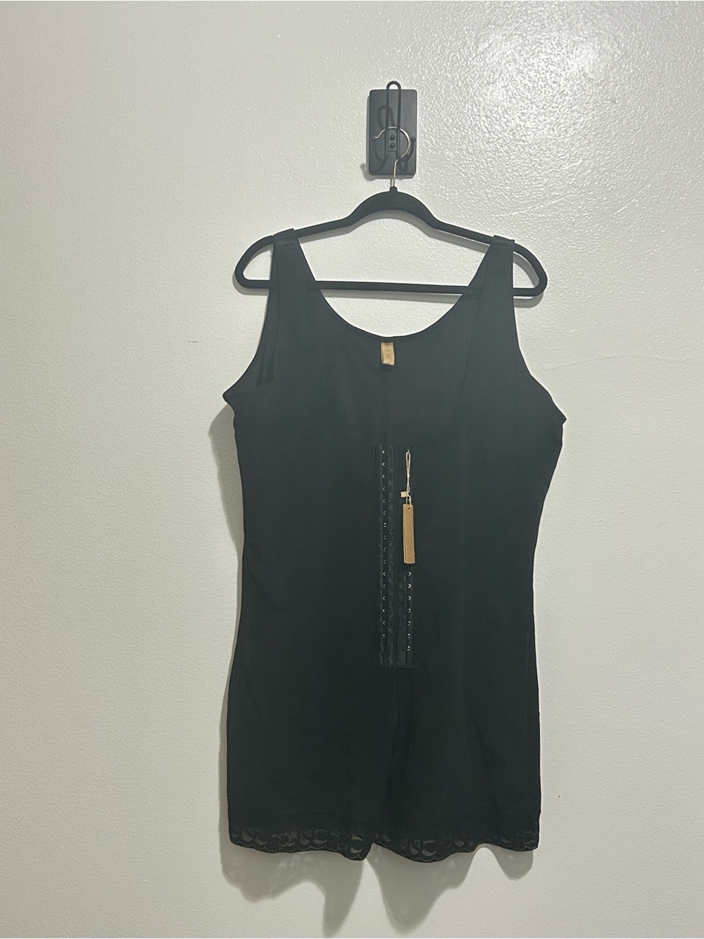 NWT Shapellx AirSlim 2.0 Smooth Wrap Open Bust Bodysuit Shapewear Black 6XL